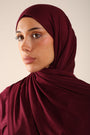 Maroon Jersey Hijab