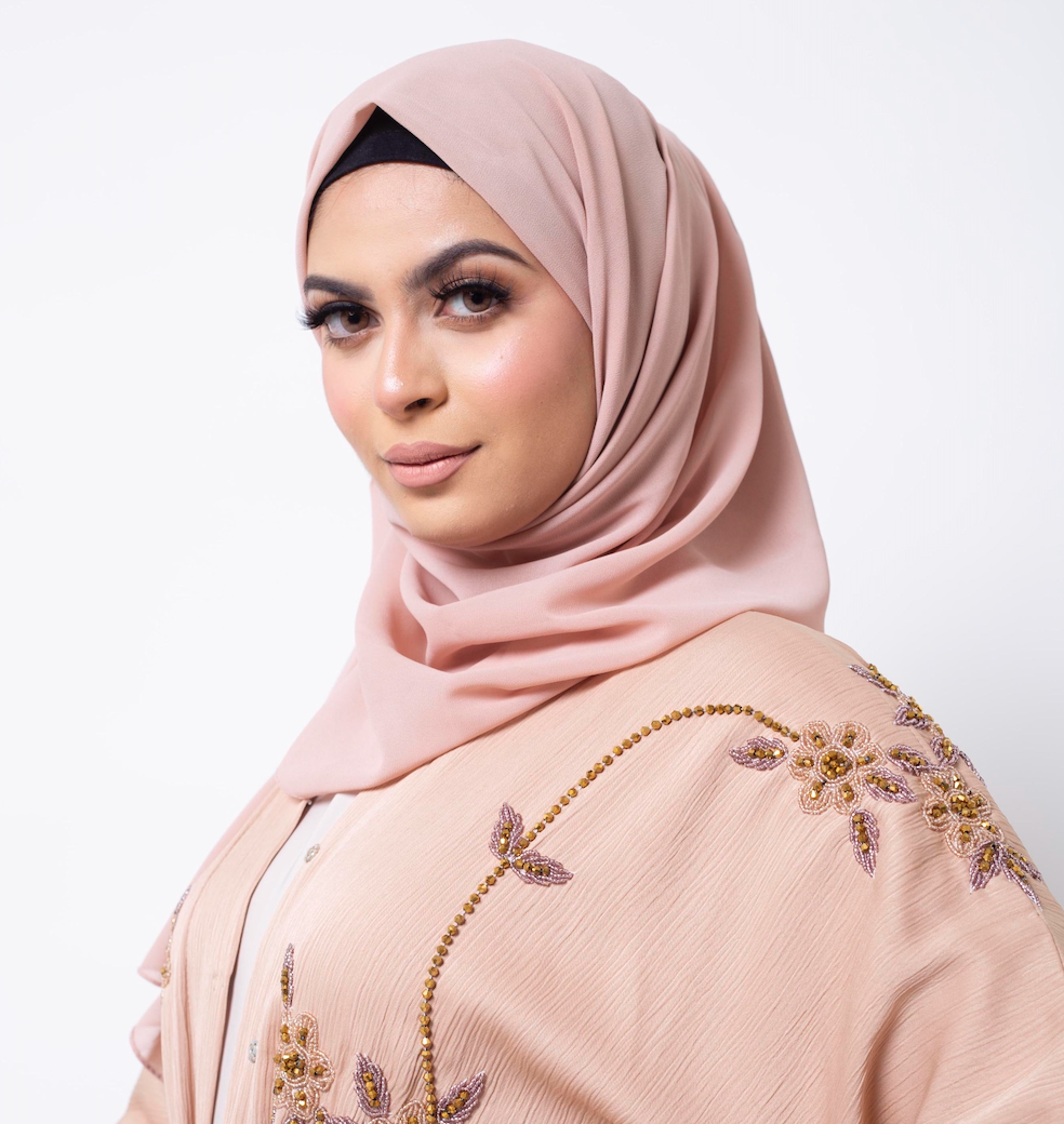 Light Apricot Abaya