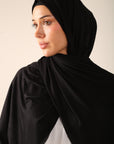 Black Jersey Hijab