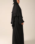 Khimar Set with Abaya - Black