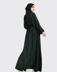 Bottle Green Essential Abaya