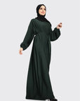 Bottle Green Essential Abaya