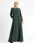 Bottle Green Everyday Abaya