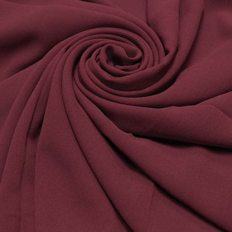 Chiffon Hijab - Burgundy