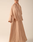 Khimar Set with Abaya - Desert Sand