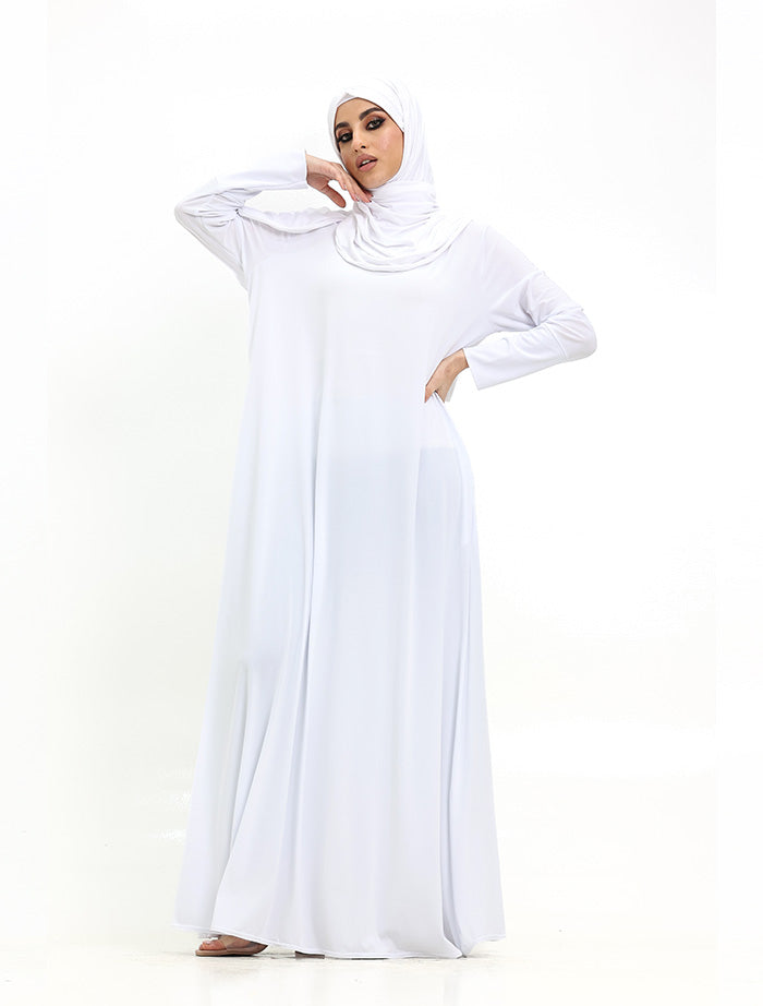 White Everyday Abaya (PRE-ORDER ITEM, DESPATCH MID FEBRUARY 2025)