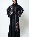 Floral Bouquet Open Abaya