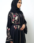 Floral Bouquet Open Abaya