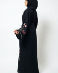 Floral Bouquet Open Abaya